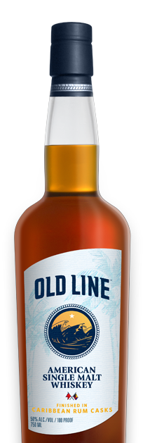 Old Line American Single Malt Whiskey Finished in Caribbean Rum Casks