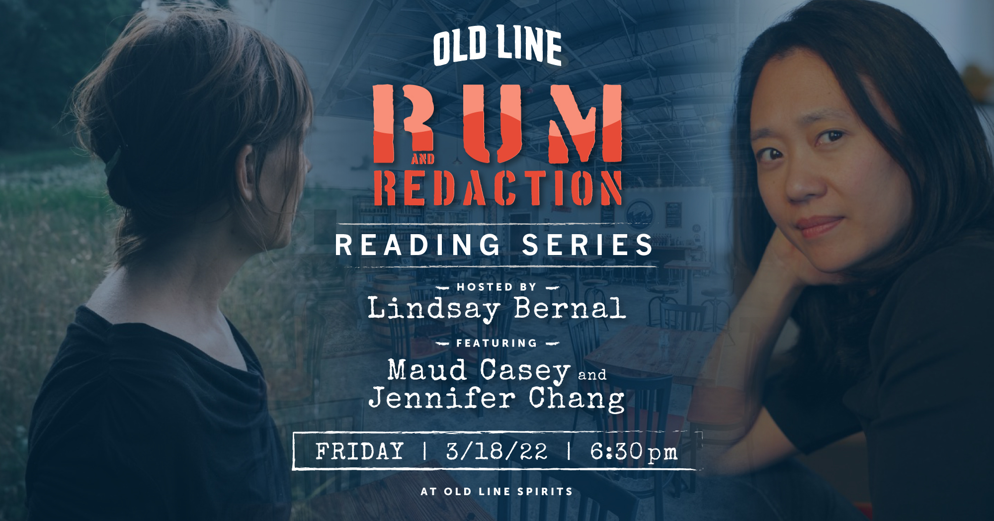 March Rum and Redaction at Old Line Spirits