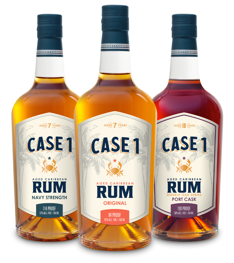 Case 1 Rum Bottles