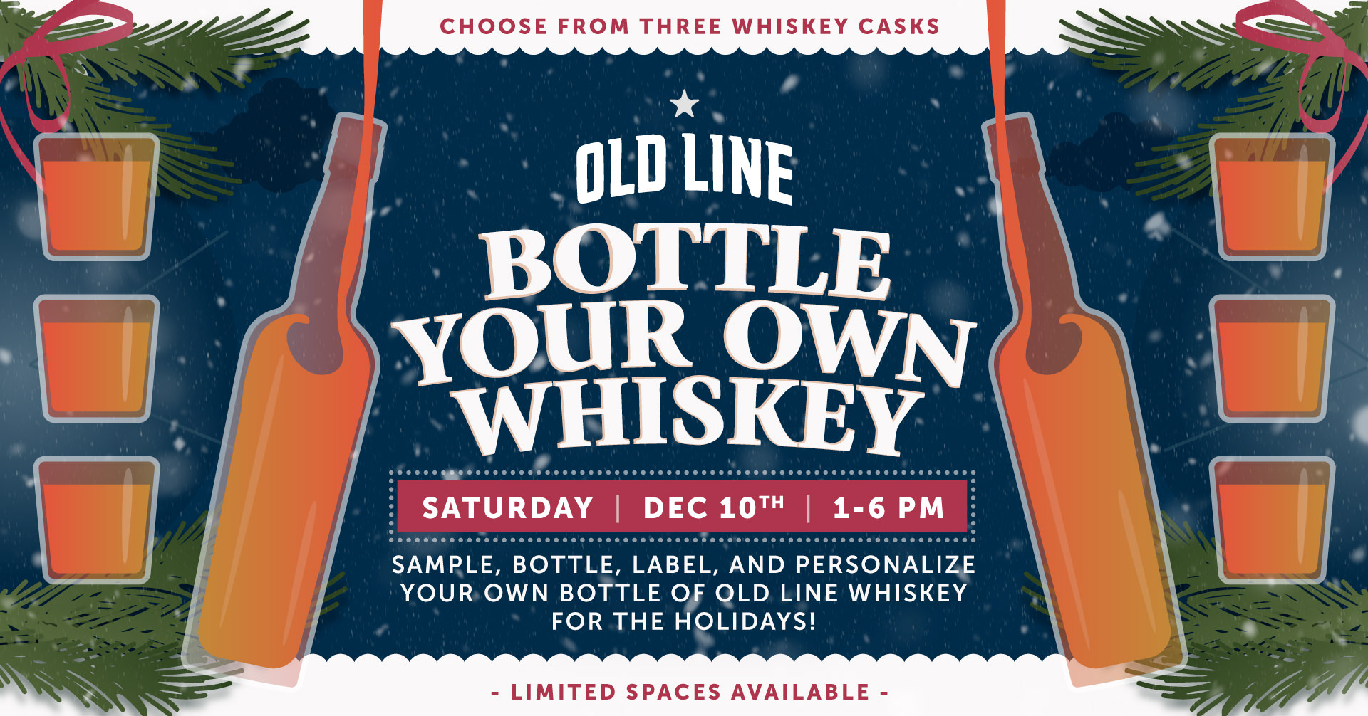 Old Line Bottle Your Own Holiday Whiskey Facebook Event