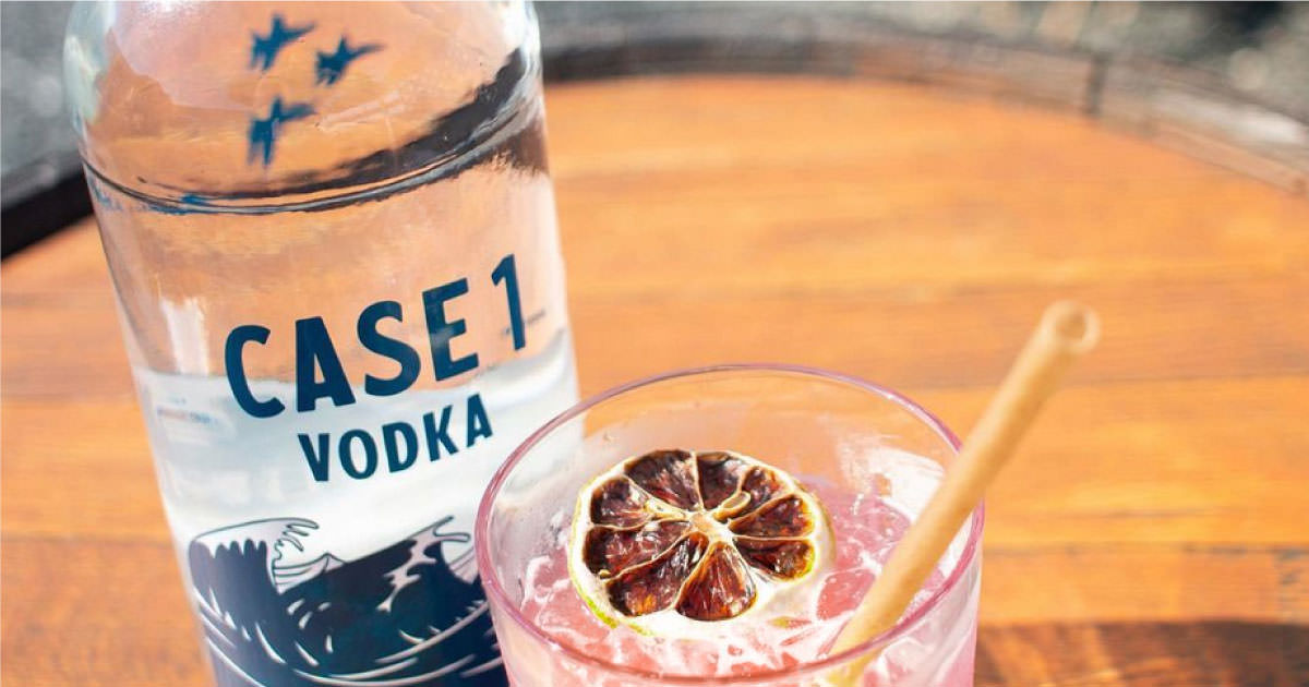 Case 1 Vodka Made from 100 Corn seven times distilled in the USA