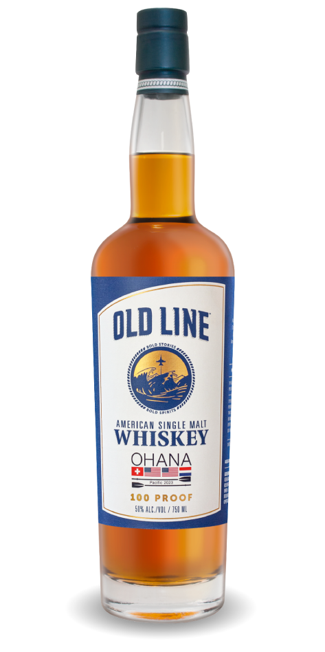 Old Line Ohana 2023 Whiskey Bottle Old Line Ohana 2023 Whiskey Bottle