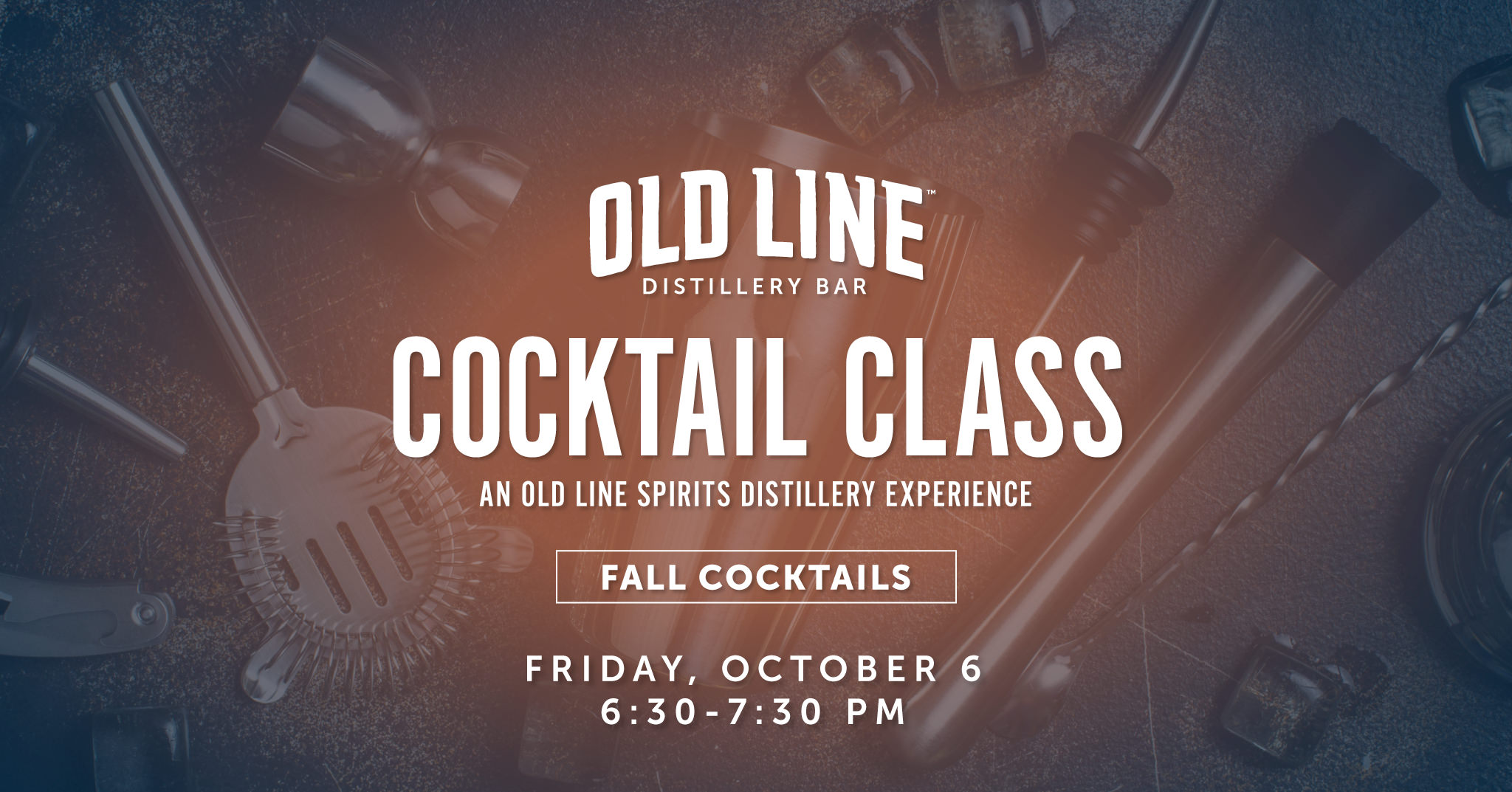 Old Line Cocktail Class Fall Cocktails