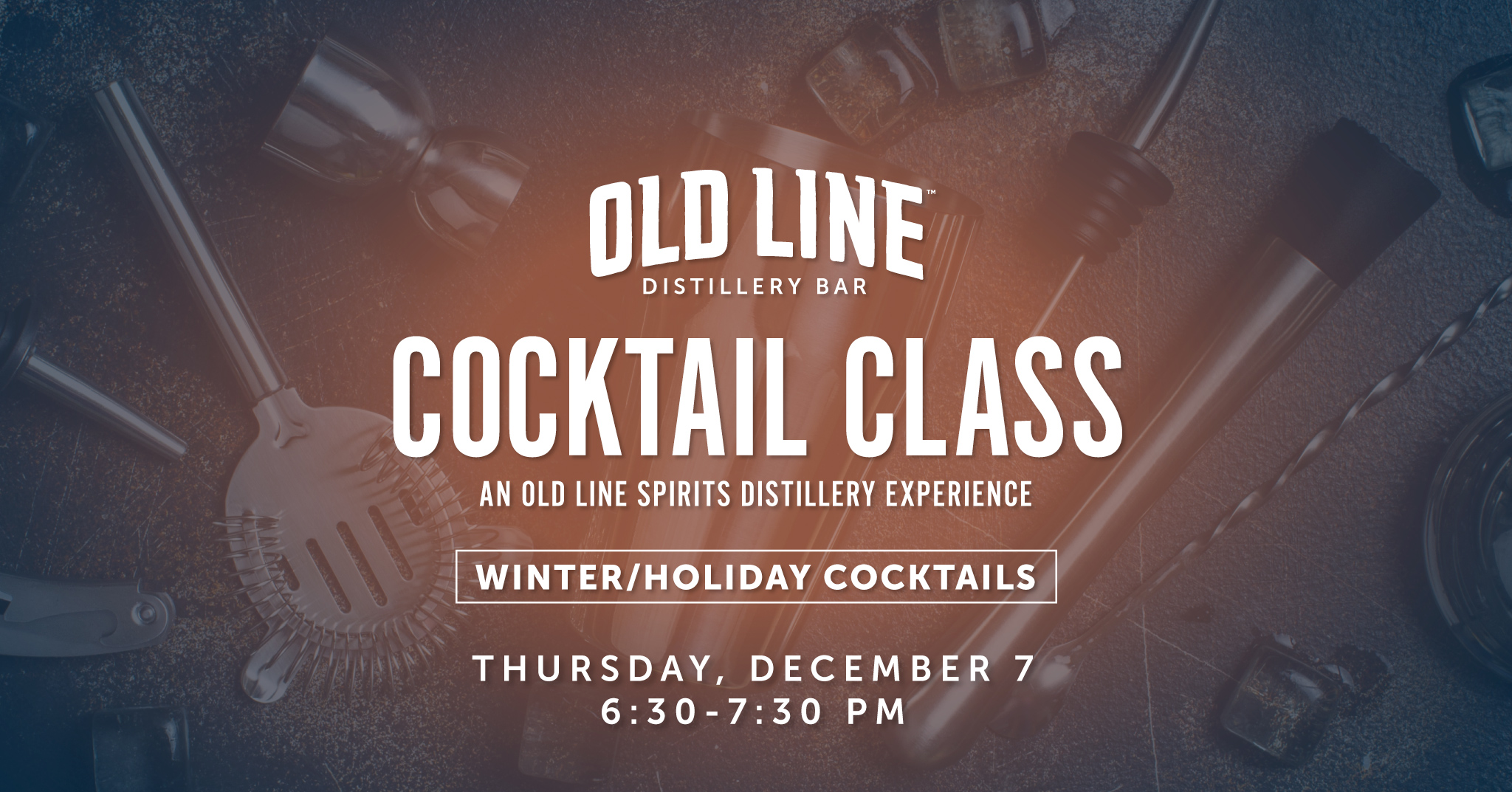 Old Line Holiday Winter Cocktail Class