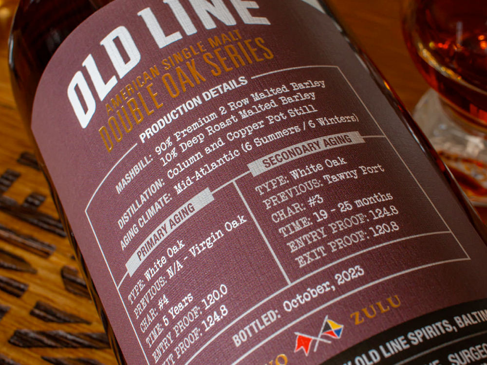Old Line Port Cask Finish Front Label