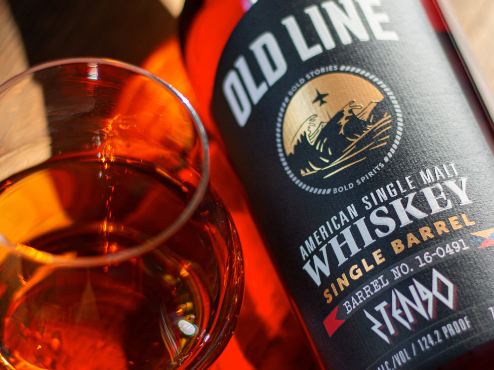 Old Line 2TEN90 Barrel 16-0491 Single Malt Front Label Old Line 2TEN90 Barrel 16-0491 Single Malt Front Label