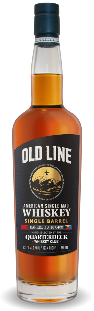Old Line Quarterdeck Whiskey Club Single Barrel 16 0488 Old Line Quarterdeck Whiskey Club Single Barrel 16 0488