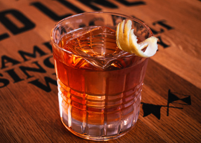 Old Line Barrel Aged Cocktail Old Charmed Square