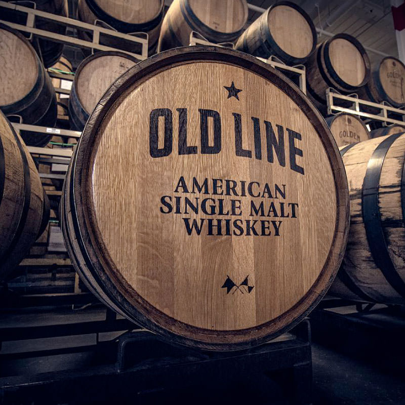 Old Line Distillery Whiskey Barrels