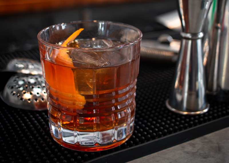 Old Line Revolver Barrel Aged Cocktail