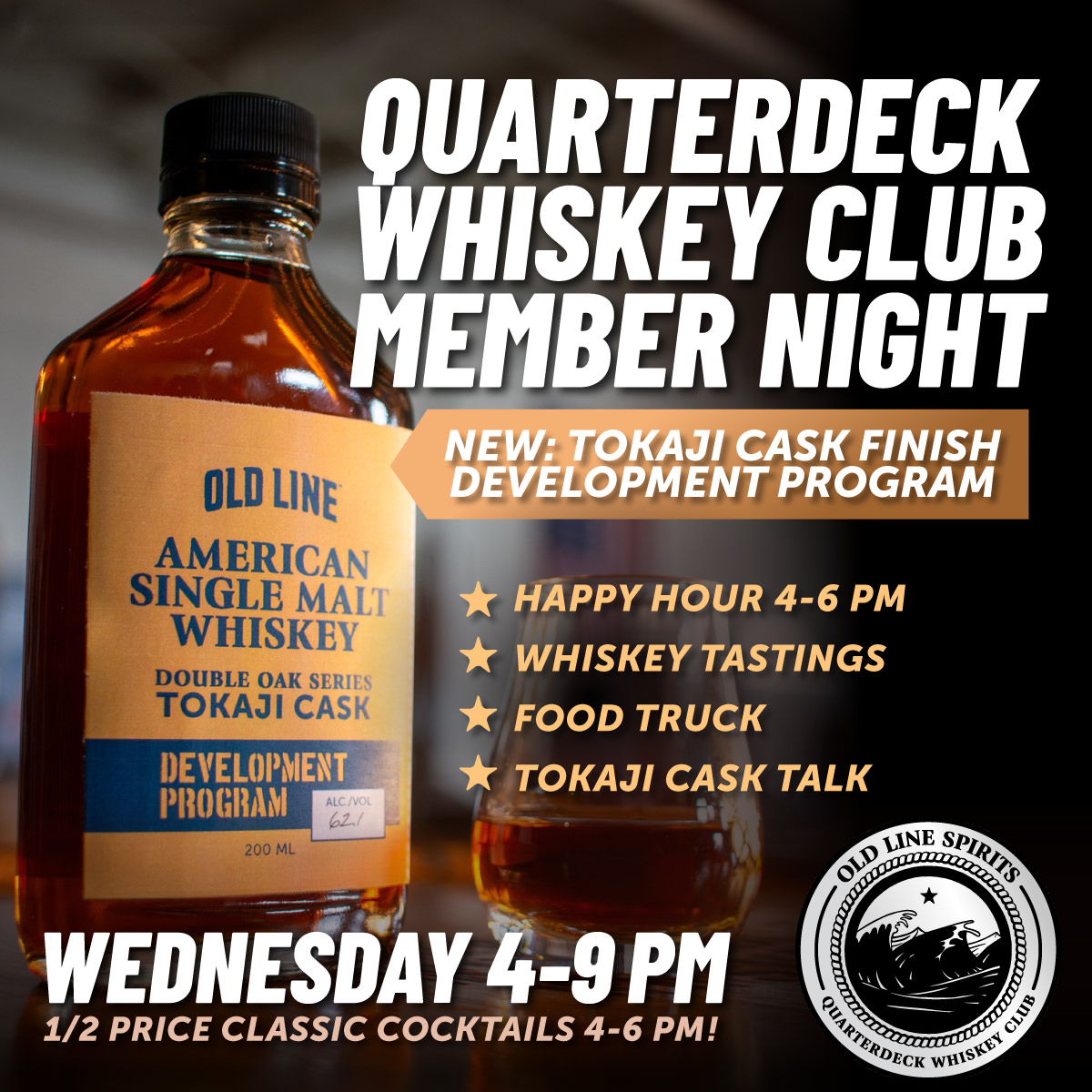 August Quarterdeck Whiskey Club