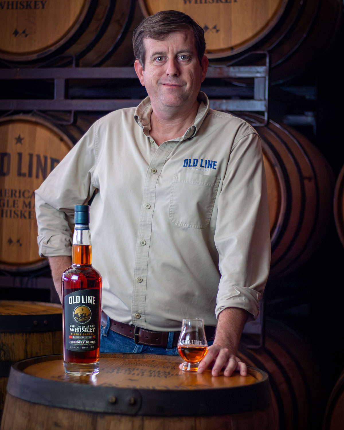 Old Line American Whiskey Founders Barrel