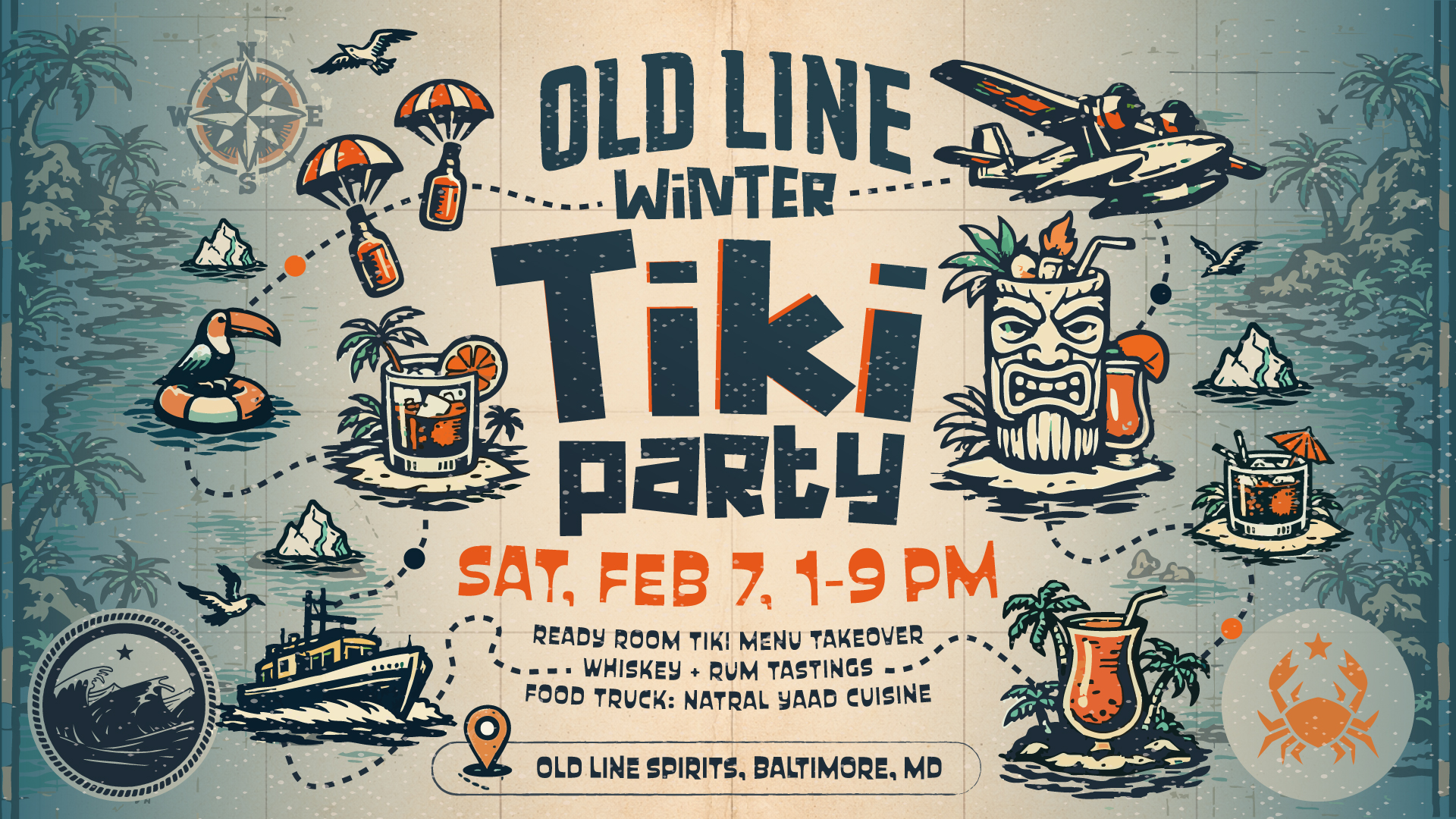 Old Line Winter Tiki Party