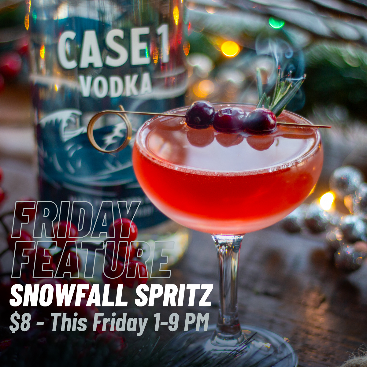 Snowfall Spritz Friday Feature