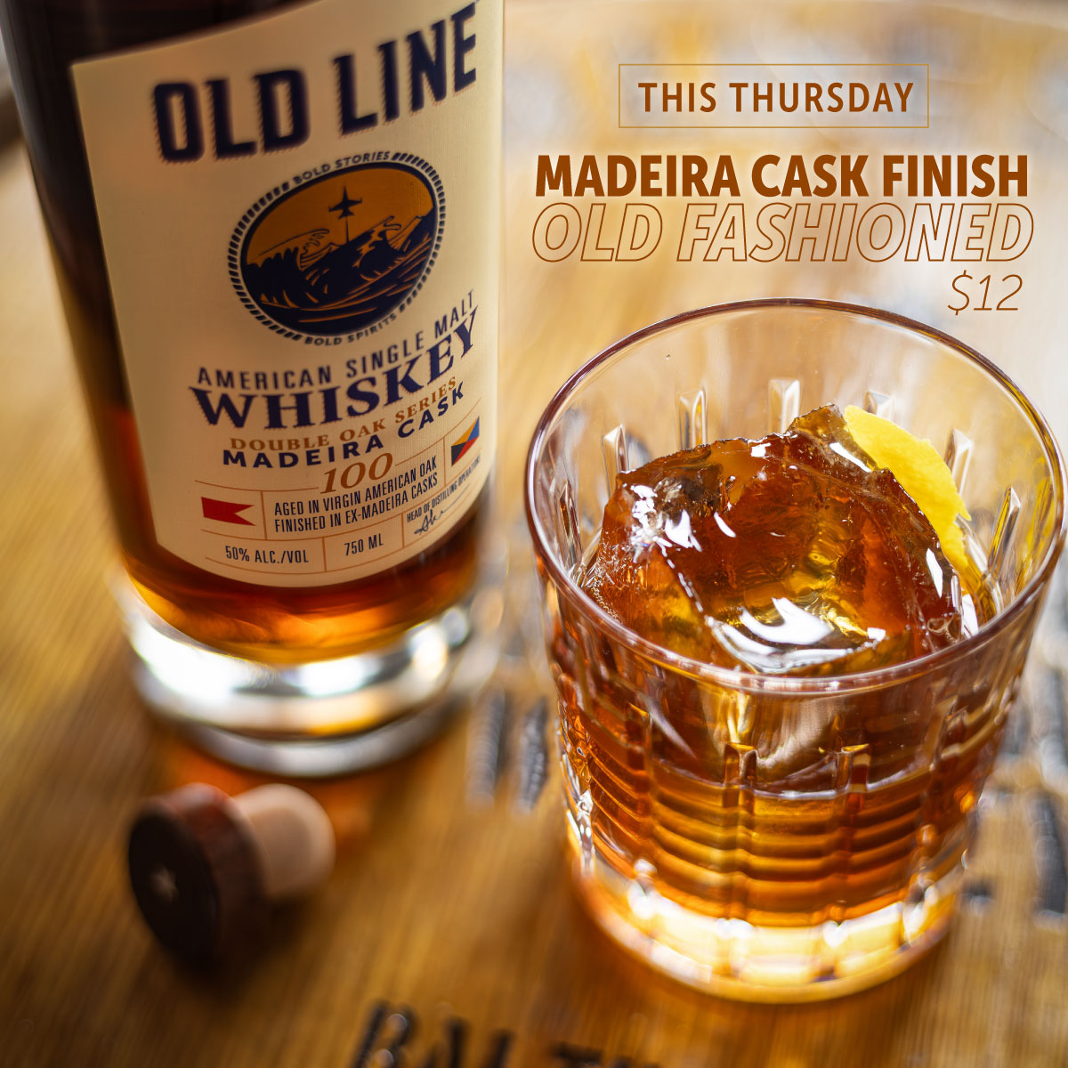 Madeira Cask Finish Old Fashioned