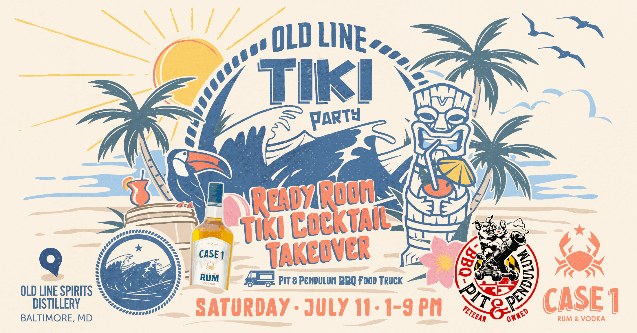 Old Line Summer Tiki Party Event