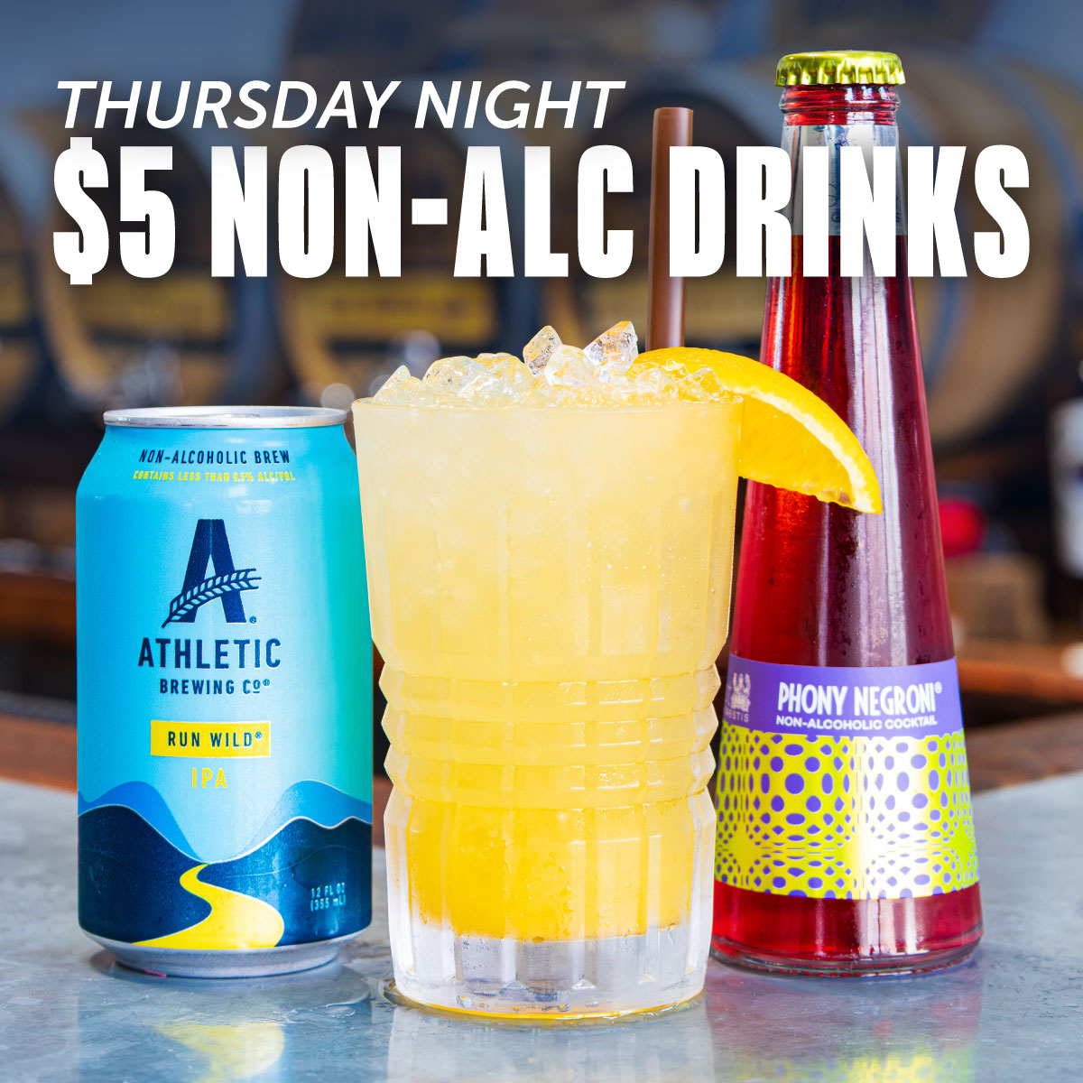 Thursday Non Alc Drinks