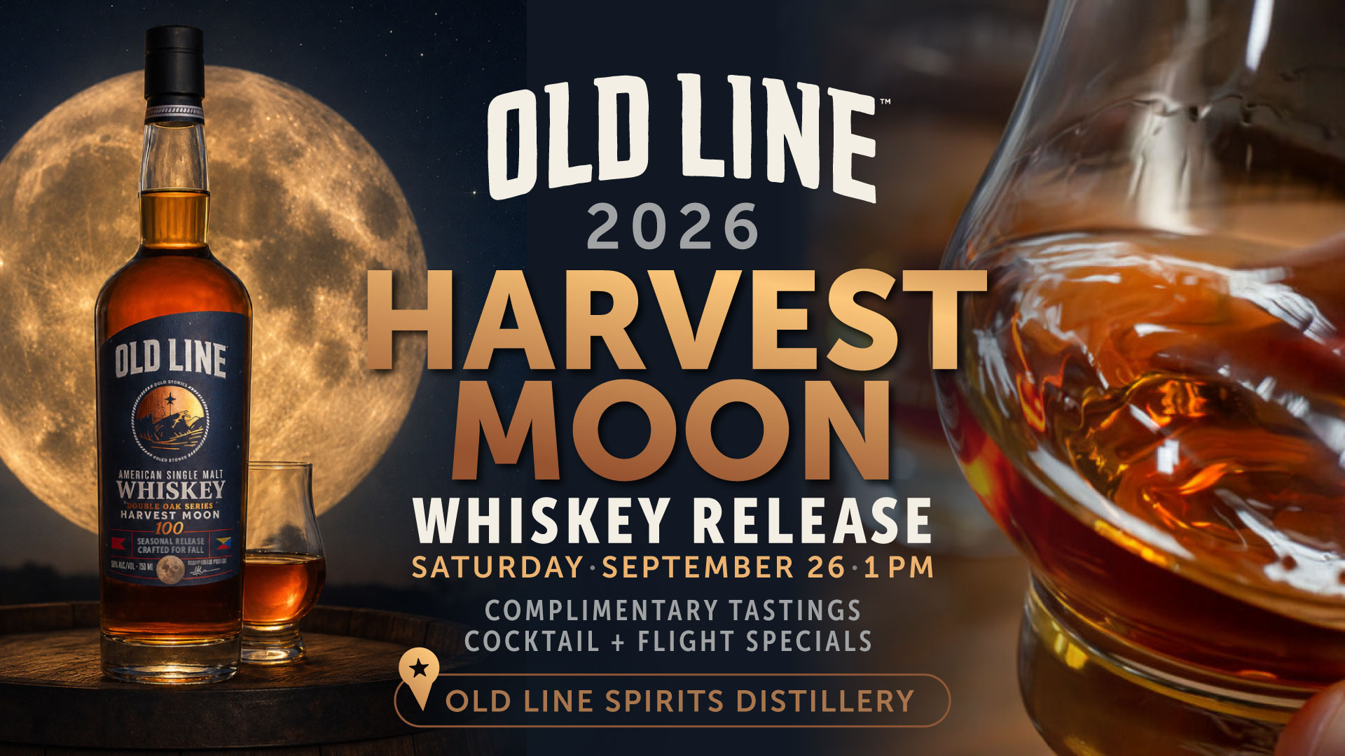Old Line Harvest Moon Whiskey Release
