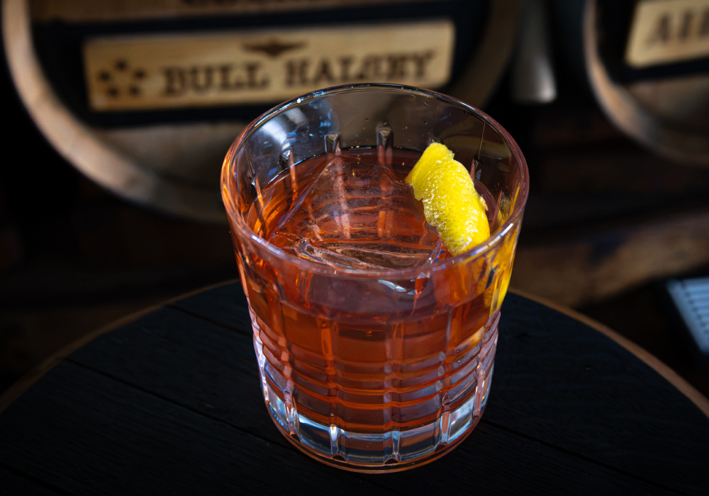 Old Line Barrel Aged Cocktail Bull Halsey Old Line Barrel Aged Cocktail Bull Halsey