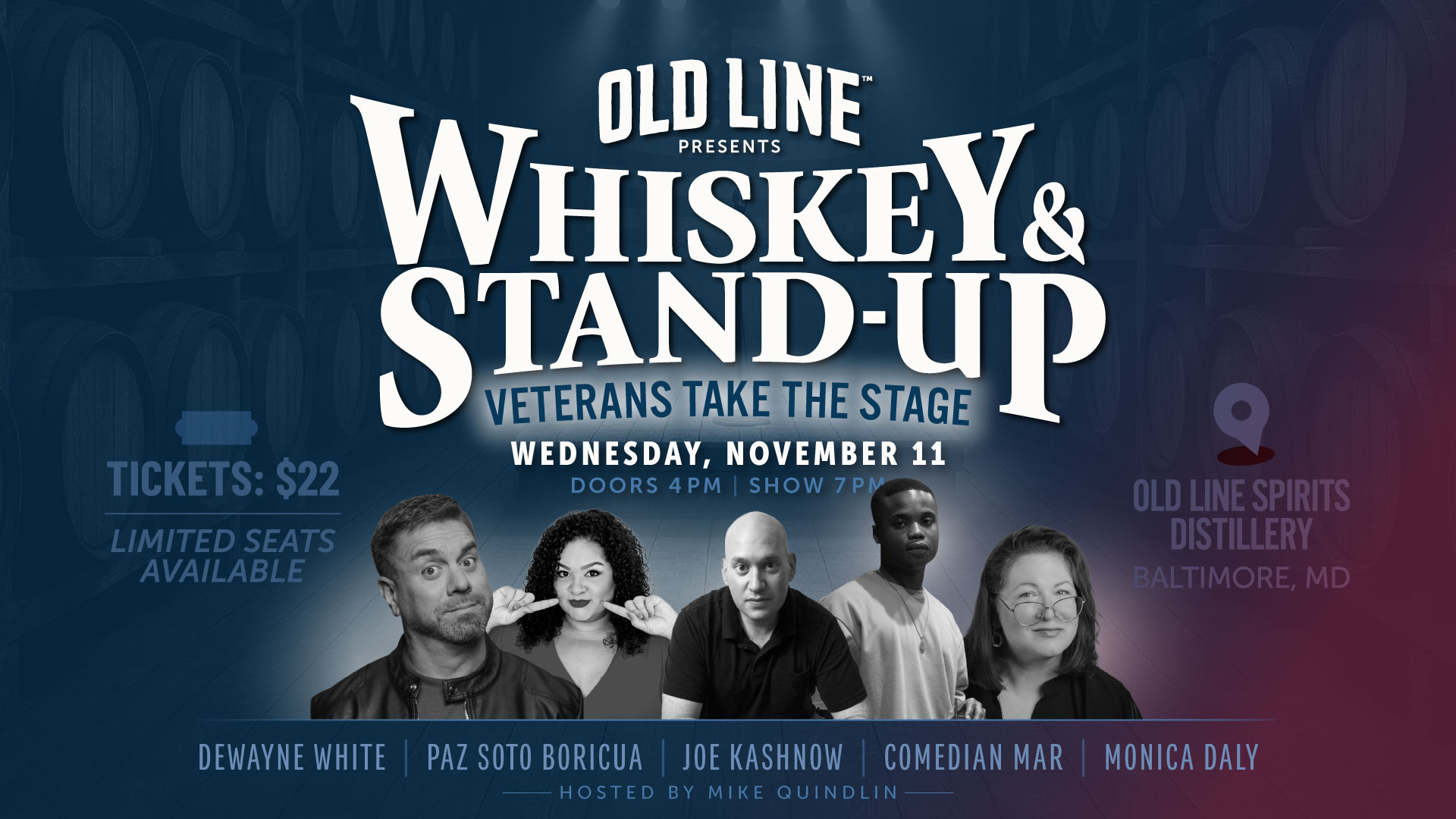 Old Line Veterans Day Comedy Show